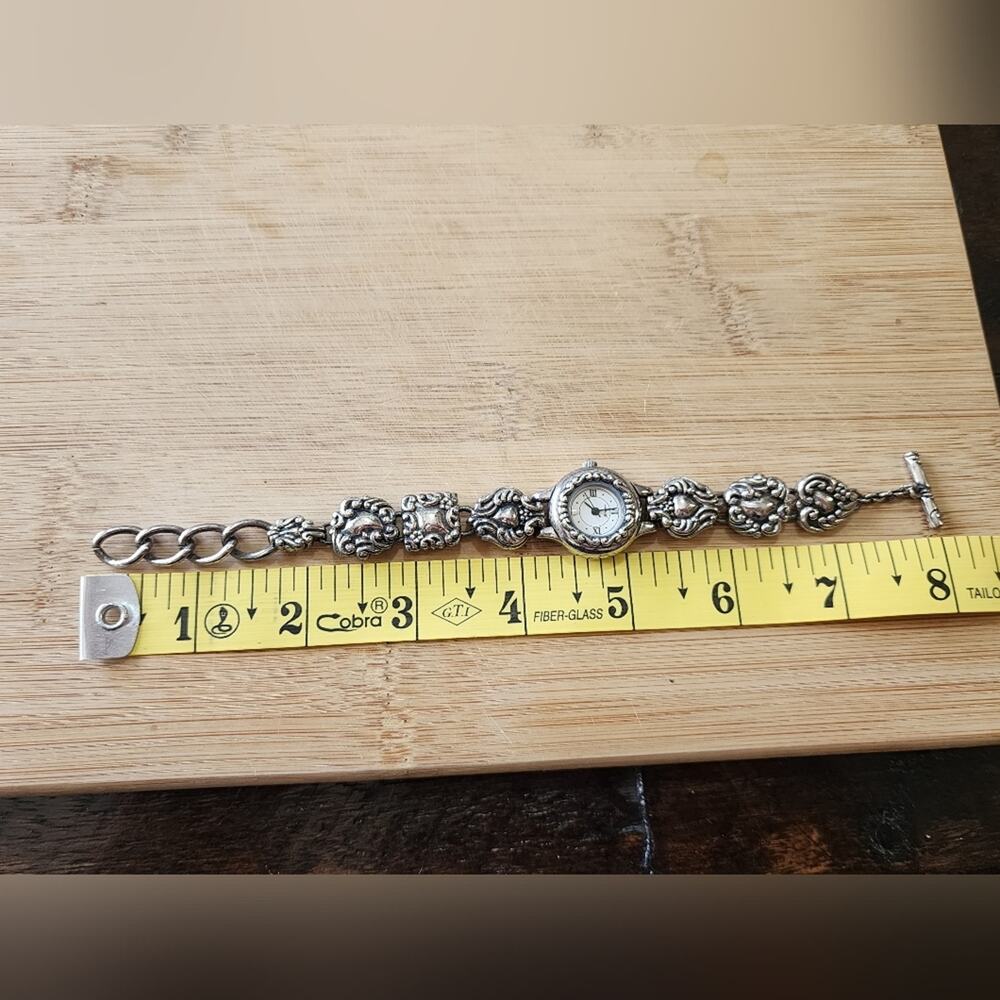 Brighton Silver Plated Florence Toggle Bracelet W… - image 3